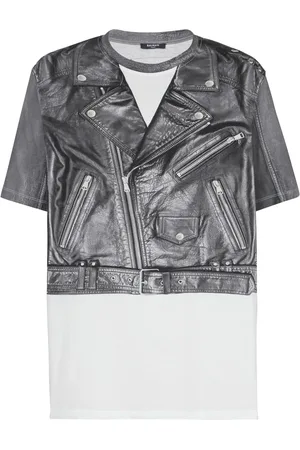 Balmain T-shirt à design superposé