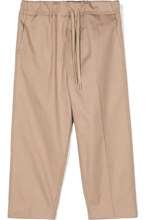 COSTUMEIN Pantalon en coton à lien de resserrage