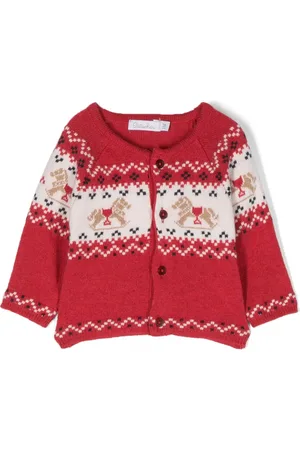PATACHOU Cardigan à motif en intarsia