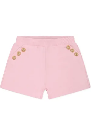 Balmain Short à boutons à logo embossé