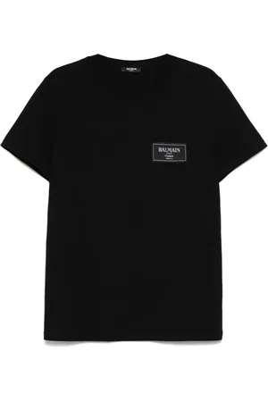 Balmain T-shirt ample à patch logo