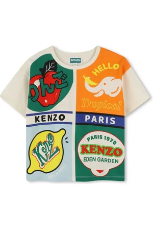 Kenzo T-shirt à imprimé graphique