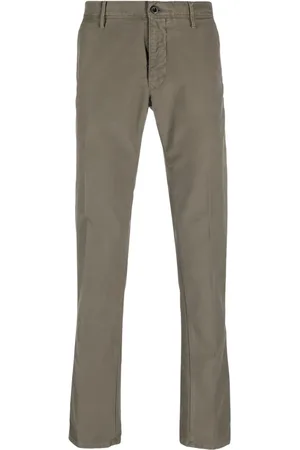 Incotex Pantalon droit à logo brodé