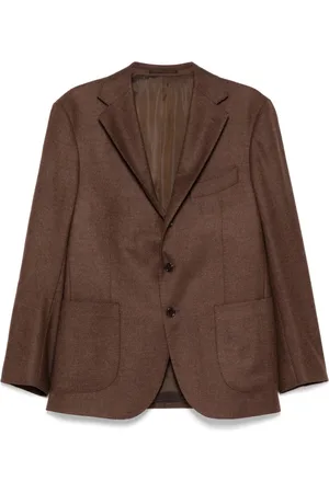 MAN ON THE BOON. Blazer boutonné à revers crantés
