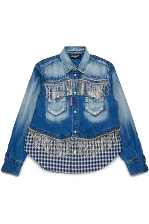 Dsquared2 Chemise à ornements en cristal