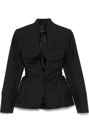 MUGLER Veste à fines rayures