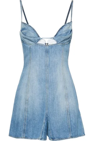 Nensi Dojaka Robe en jean à coupe courte