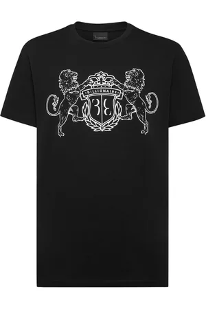 BILLIONAIRE T-shirt en coton à logo brodé