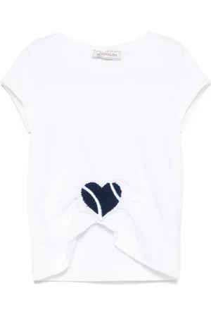 MONNALISA T-shirt à patch cœur