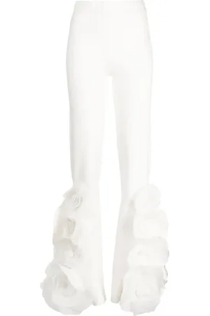 Cynthia Rowley Pantalon évasé à fermeture zippée