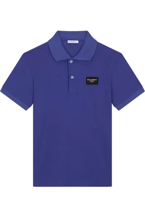 Dolce & Gabbana Polo en coton à logo appliqué
