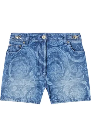 VERSACE Short en coton à patch logo