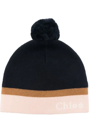 Chloé Bonnet à logo intarsia