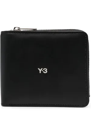 Y-3 Portefeuille pliant à logo imprimé