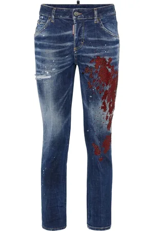 Dsquared2 Jean skinny à effet délavé