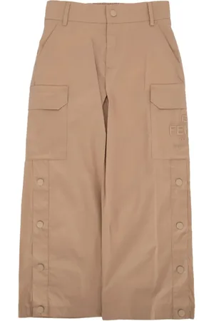 Fendi Pantalon cargo à logo brodé