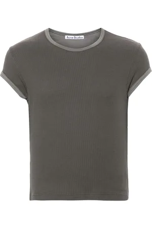 Acne Studios T-shirt en coton gaufré