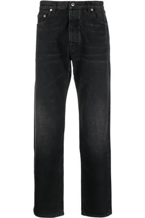 OFF-WHITE Jean fuselé à patch logo