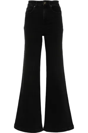 Twin-Set Jean évasé à taille haute