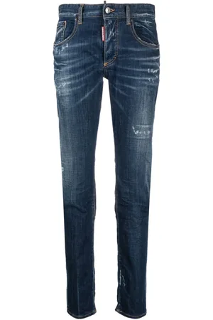 Dsquared2 Jean skinny 24/7 à effet usé
