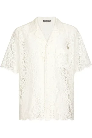 Dolce & Gabbana Chemise transparente en dentelle