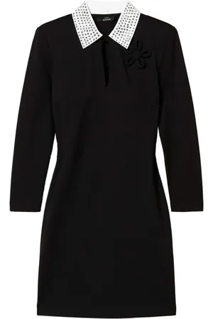 Twin-Set Robe courte à ornements strassés