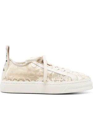 Chloé Baskets Lauren en dentelle