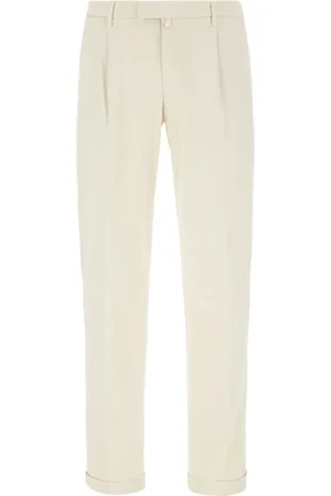 BRIGLIA Pantalon chino à design plissé