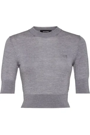 Dsquared2 Haut en maille à coupe crop