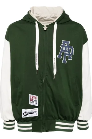 A Bathing Ape Veste bomber à logo appliqué