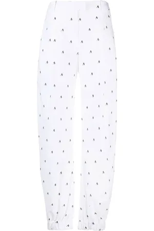 The Attico Pantalon ample à taille haute