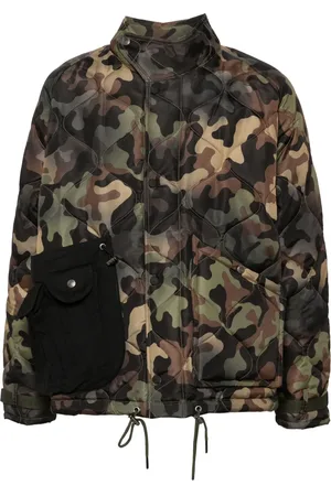 Andersson Bell Veste matelassée à motif camouflage