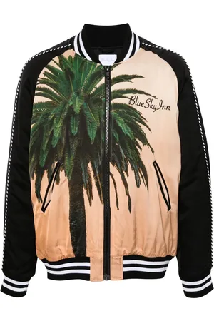 BLUE SKY INN Veste bomber à imprimé graphique
