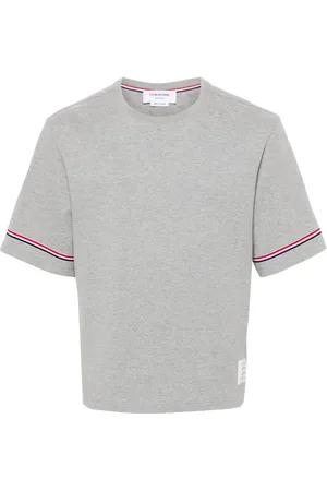 Thom Browne T-shirt à rayures RWB