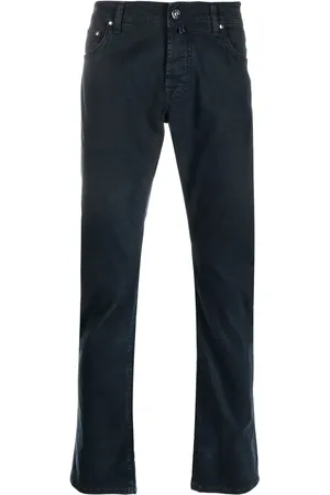 Jacob Cohen Pantalon droit à coupe cinq poches