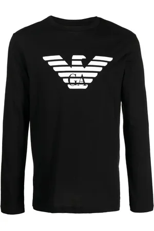 Emporio Armani Chemise à logo poitrine