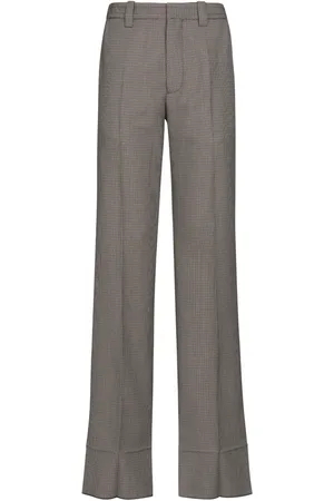 Marni Pantalon droit à motif pied-de-poule