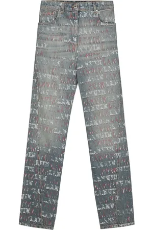 Lanvin X Future jean droit à taille mi-haute