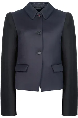 Maison Margiela Blazer en laine Spliced à boutonnière croisée