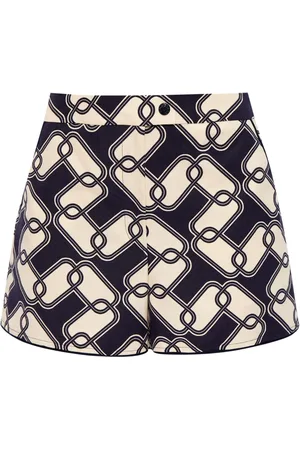 Moncler Short en coton à imprimé abstrait