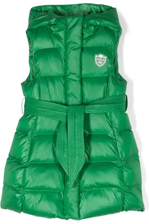 MONNALISA Manteau sans manches à patch logo