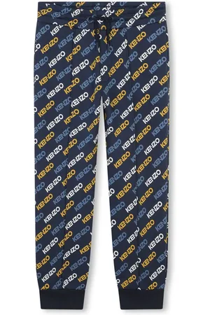 Kenzo Pantalon de jogging à imprimé monogrammé