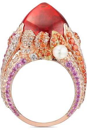 Anabela Chan Bague Goldenberry Sugarloaf en or rose 18ct