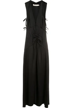 Lethicia Bronstein Robe en satin Teres à coupe longue