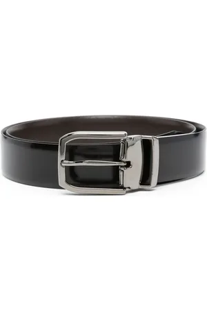 Boggi Milano Ceinture en cuir à design réversible