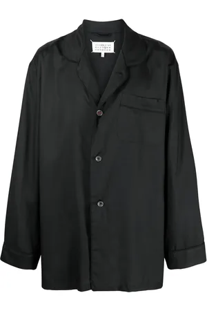 Maison Margiela Chemise en soie à manches longues