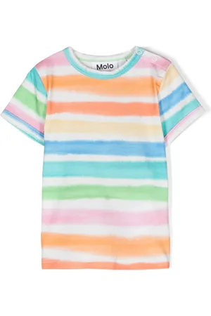 Molo T-shirt en coton à rayures