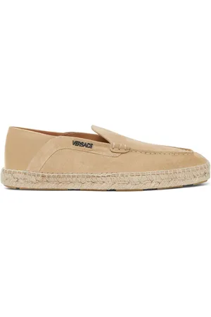 VERSACE Espadrilles en daim à logo