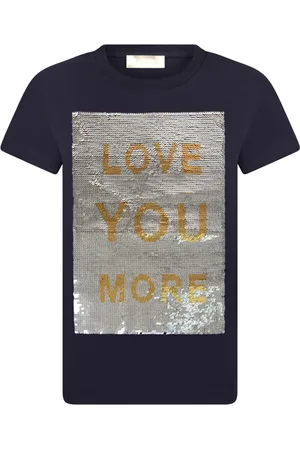 Elie saab T-shirt en coton à sequins