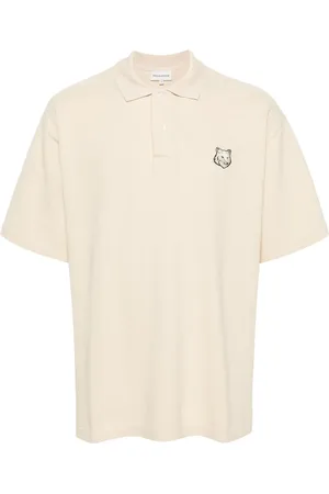Maison Kitsuné Polo en coton à patch logo